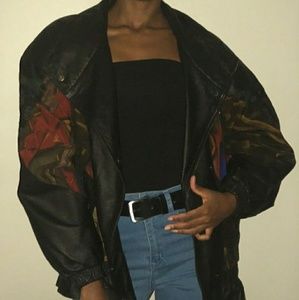 80s Pelle NY Milano Leather Jacket